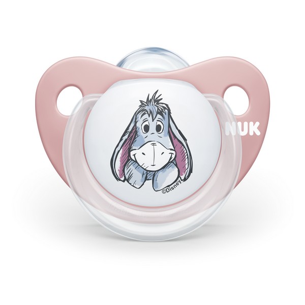 NUK DISNEY - биберон залъгалка силикон 0-6 мес. 1бр + кутийка за съхранение и стерилизация в микровълнова